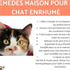 Un chat calico emmitouflé dans une couverture, avec des conseils pour le rhinite chat traitement naturel.
