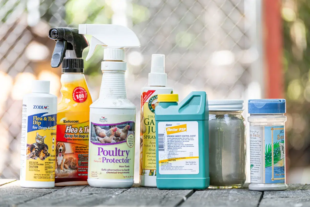 Produits pour protéger vos poules des acariens, poux et autres parasites. Une solution naturelle pour un poulailler sain.